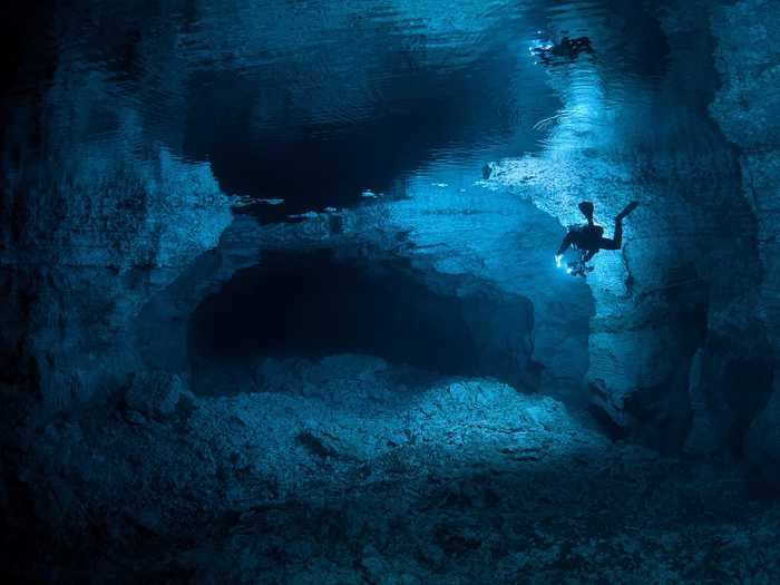 The divers took the stunning photos of the Orda Cave to bring light to the importance of its preservation.