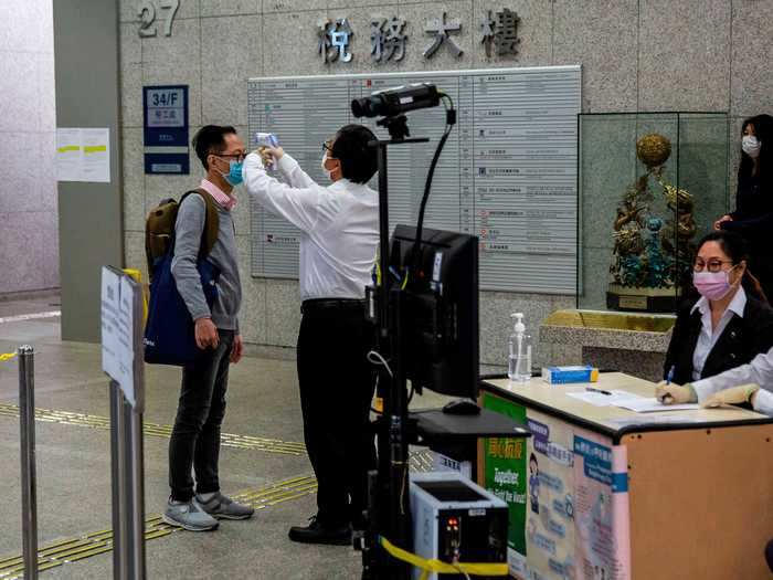 The standardization of masks: While Hong Kong never underwent a strict lockdown, it did limit public gatherings, encouraged social distancing, and adjusted immigration policies. As it gradually reopens further, most people wear masks.