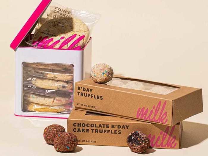 A mix of rich cake truffles and creatively flavored cookies