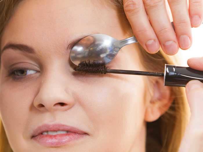 A cold spoon could help reduce puffy eyes, but they