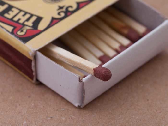 In a pinch, the strike-on matchboxes can work as a nail file.