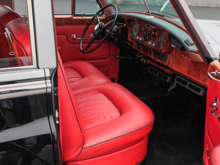 And the red leather is pure class.