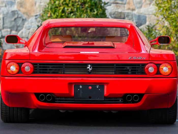 The “M” stands for “Modificato,” or the last and rarest version of the Testarossa.