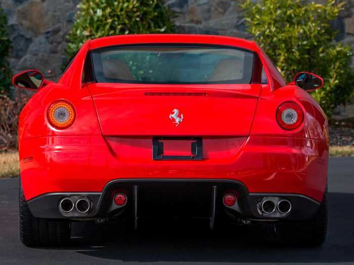 This particular 599 has a six-speed manual transmission — one of 30 made that way.