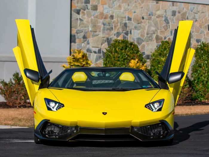 In terms of theatrics, you can’t really beat a yellow Lamborghini Aventador.