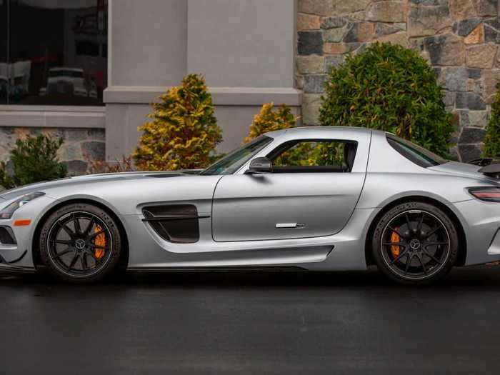 Here, we have a 2014 Mercedes Benz SLS AMG Black Series.