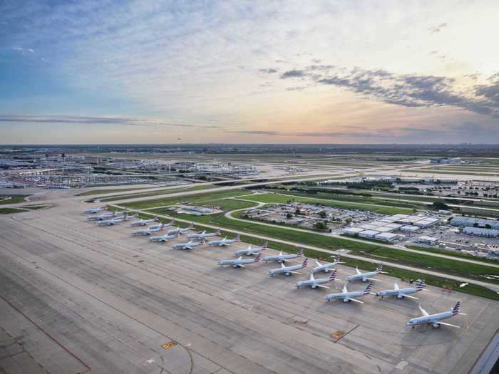 Some airports were close to home, including Dallas-Fort Worth International Airport, home to the world