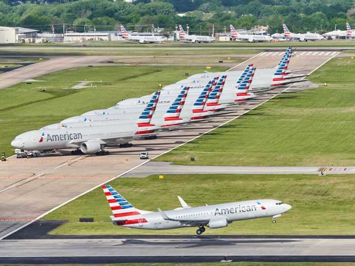 Even though planes were still taking off and landing around him, Luten still got to get shots of American