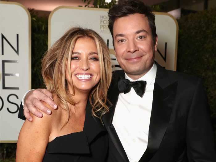 Jimmy Fallon and Nancy Juvonen