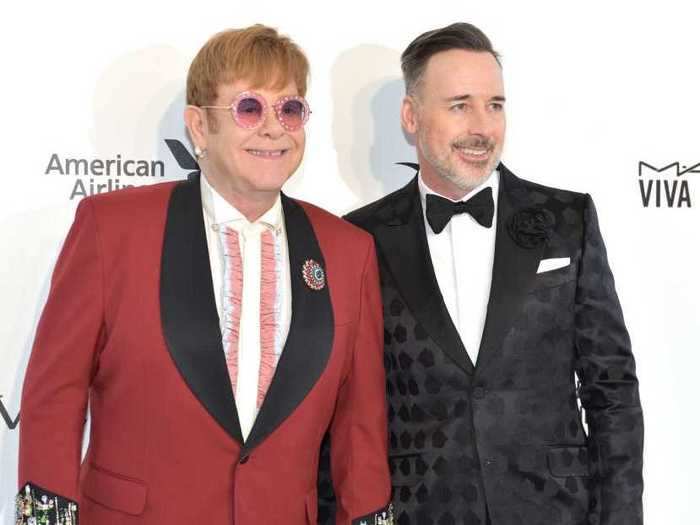 Elton John and David Furnish used the same surrogate for both sons.