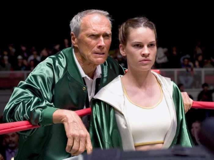 Hilary Swank gained 19 pounds of muscle for "Million Dollar Baby."