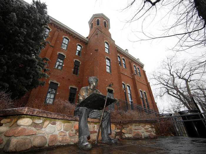 Photos show that the University of Colorado Boulder campus has been relatively empty since it moved to virtual learning in March.