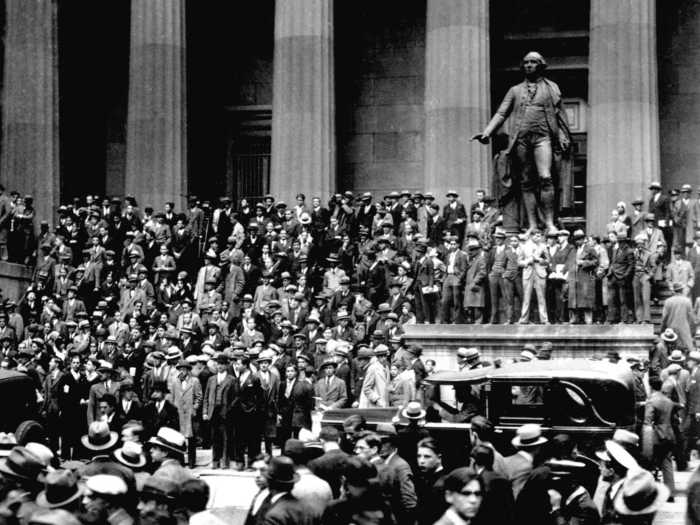 Following a period of booming prosperity in the 1920s, the Great Depression began when the US stock market crashed in 1929.