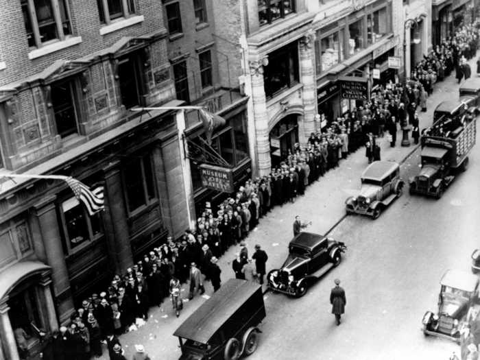 The unemployment rate jumped at a shocking speed. From 1929 to 1930, unemployment rose from fewer than 3 million to 4 million. In 1931, it doubled to 8 million, and by 1932, unemployment levels reached a staggering 12.5 million.