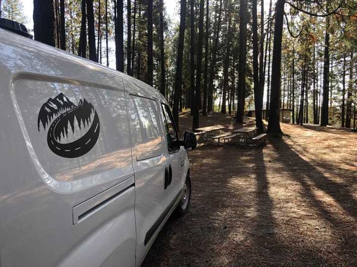 According to Cascade Campers, the ProMaster City vans have a rating of 25 miles-per-gallon between city and highway and can traverse around 350 miles before a pit stop is needed.