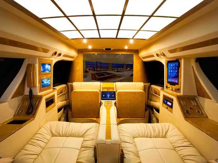 But the Sky Captain is just one of several tricked-out Escalades that Lexani sells. The Concept One, for example, comes with a skylight feature on its ceiling.