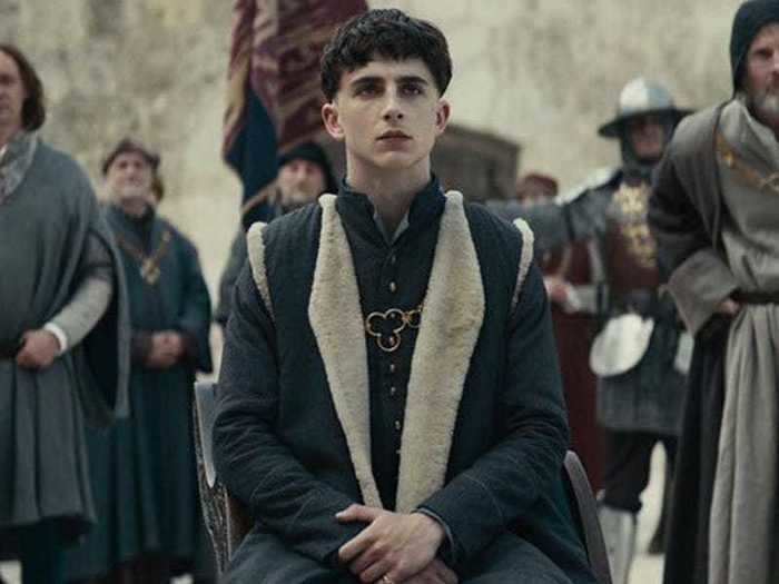 "The King" (2019) is a film about power and deceit in 15th-century England.