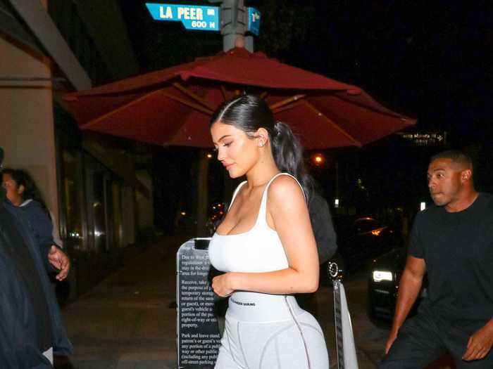 Likewise, Kylie Jenner was seen wearing tight sweats in 2018.