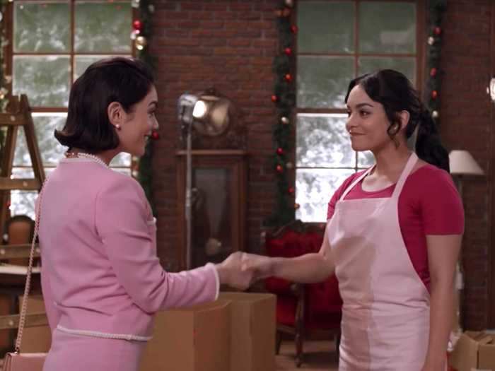 In the 2018 holiday film "The Princess Switch," Vanessa Hudgens played two identical strangers who came face-to-face.