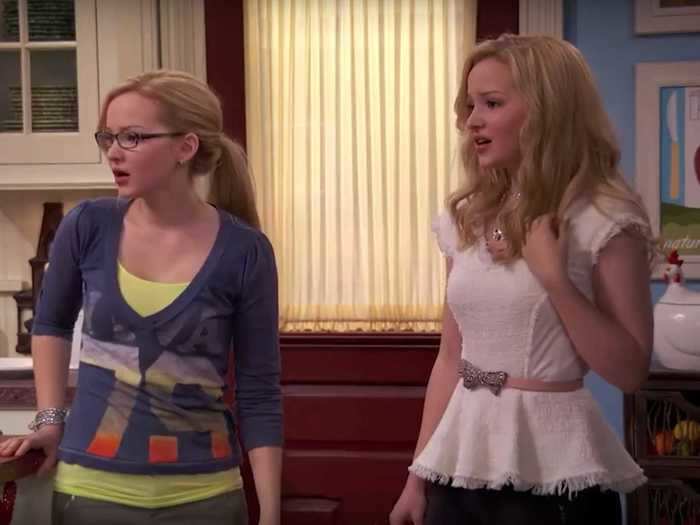 Dove Cameron played twins on the Disney Channel series "Liv and Maddie."