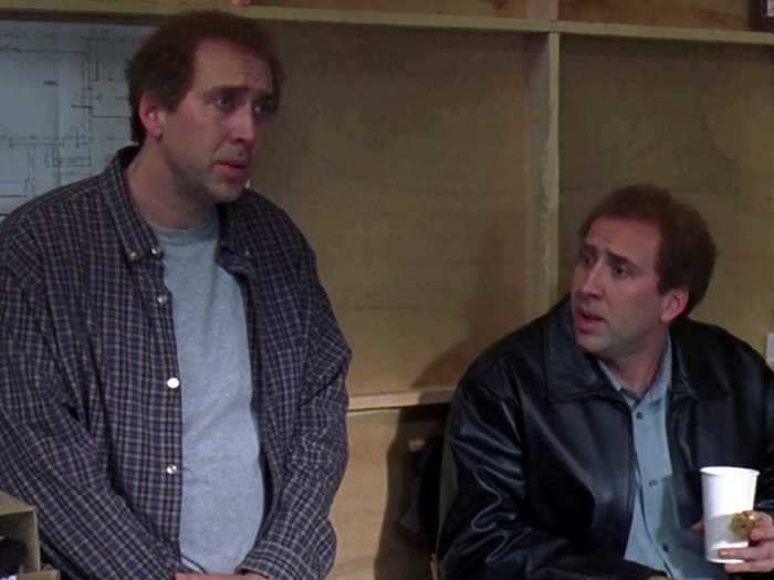 Nicolas Cage starred as twins Charlie Kaufman and Donald Kaufman in "Adaptation."