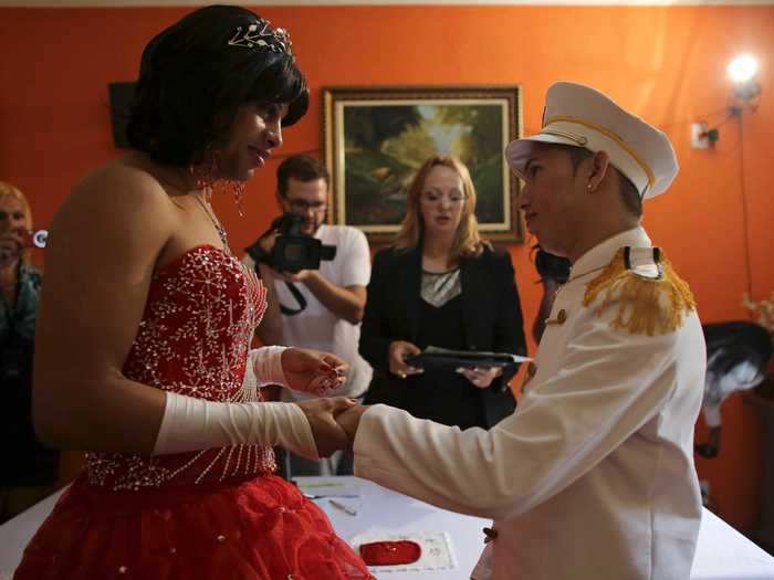 Diogo and Gustavo also married in Brazil that day.