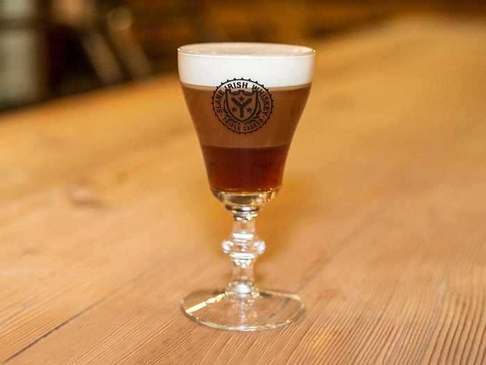 8. Slane and Chambord Irish Coffee