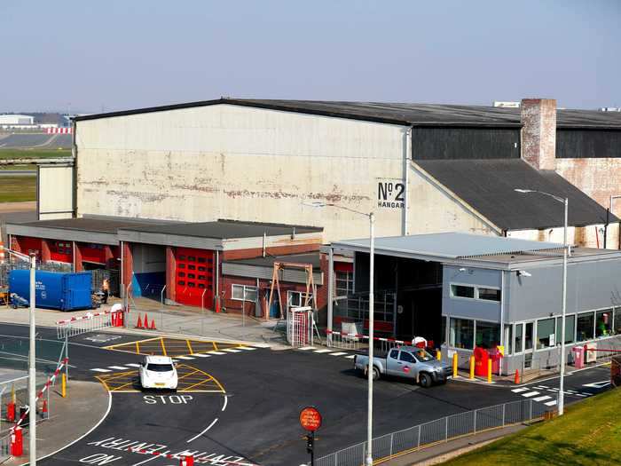 The nondescript building will act as a central morgue for the West Midlands region as the UK continues to see an increase in COVID-19 deaths. The hangar offers capacity for around 1,500 with deaths in Birmingham nearing half that number.