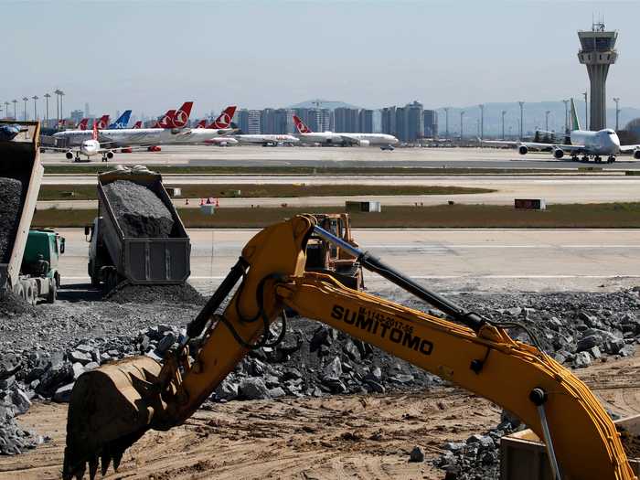 Ground broke on the site of Istanbul