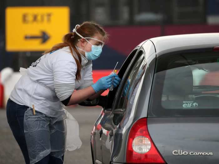 Glasgow Airport in Scotland is offering its extra space for drive-thru COVID-19 testing.