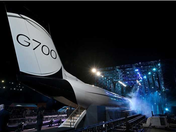 The G700 is currently in production at Gulfstream