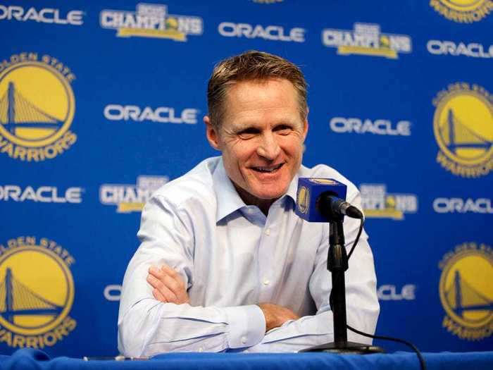 These days, Steve Kerr is best known as the mastermind at the helm of the Golden State Warriors.