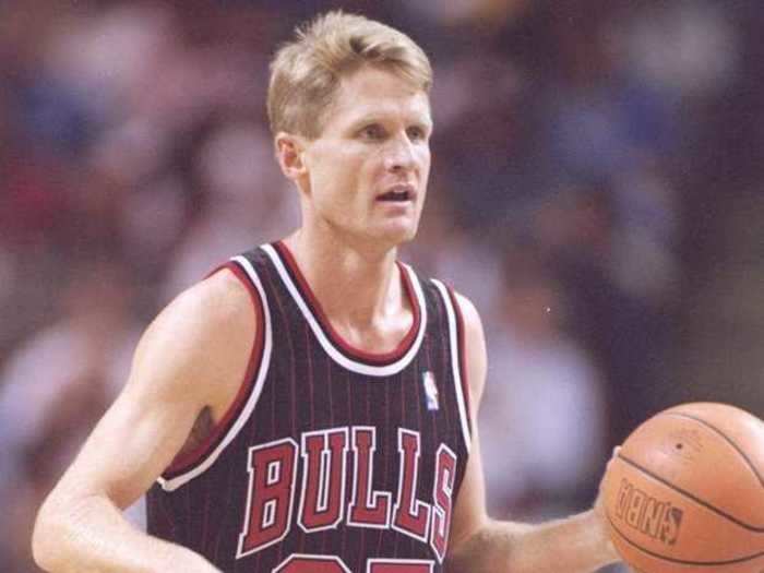 From 1993 to 1998, Kerr came off the bench for the Bulls.