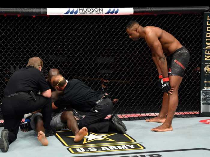 The fights themselves were a roaring success. Francis Ngannou scored his fourth successive first round knockout, and is now on the cusp of a UFC heavyweight title shot.