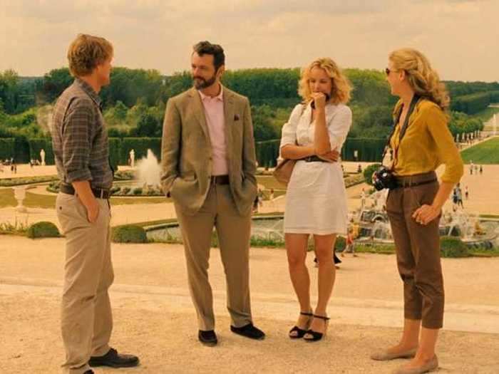 Get caught between the past and the present with "Midnight in Paris" (2011).