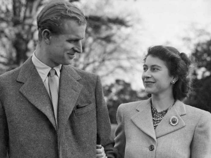 But they occasionally show how deep their love runs, like when they linked arms as newlyweds on their honeymoon in 1947.