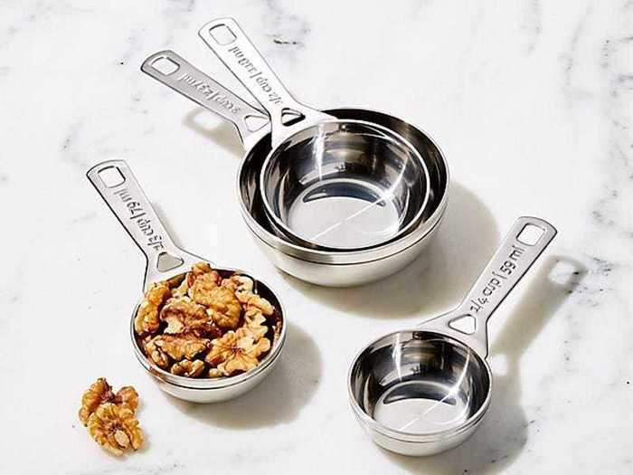 Sturdy measuring cups and spoons