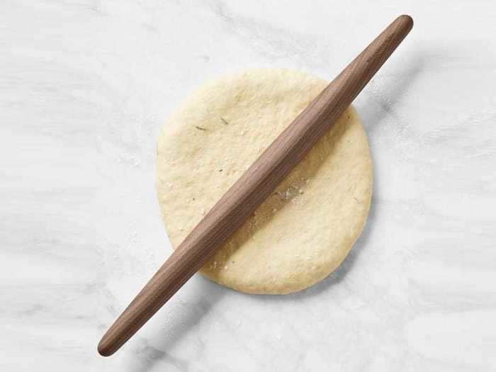 A tapered rolling pin