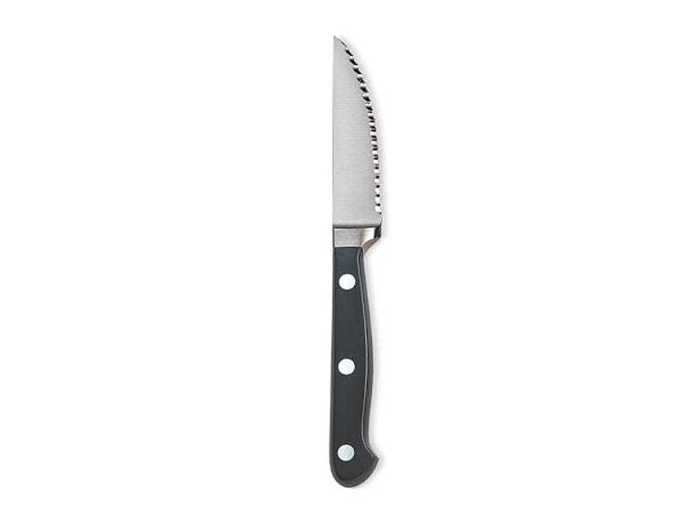 A small serrated knife perfect for cutting tiny ingredients