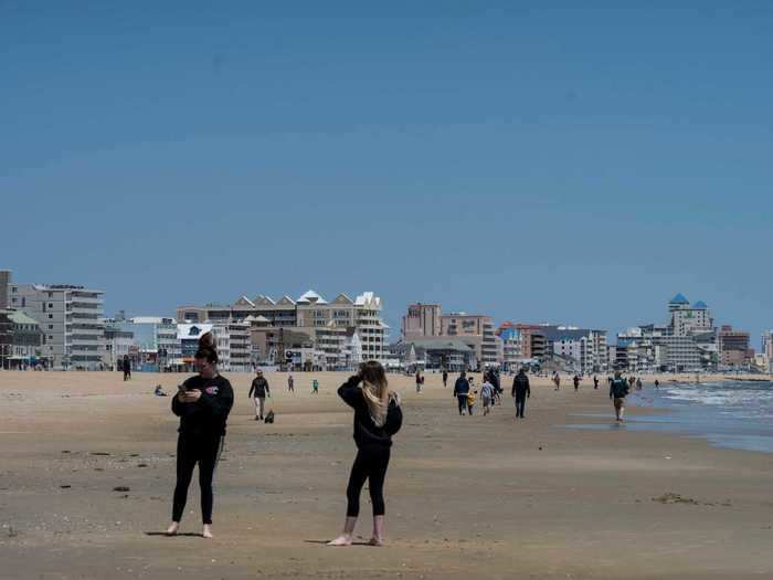 Ocean City, Maryland, reopened its beaches and boardwalk over the weekend.