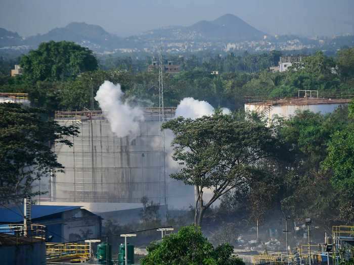 A chemical gas leak in Southern India killed at least 11 and caused nearly 1,000 people to suffer from breathing difficulties and burning eyes.