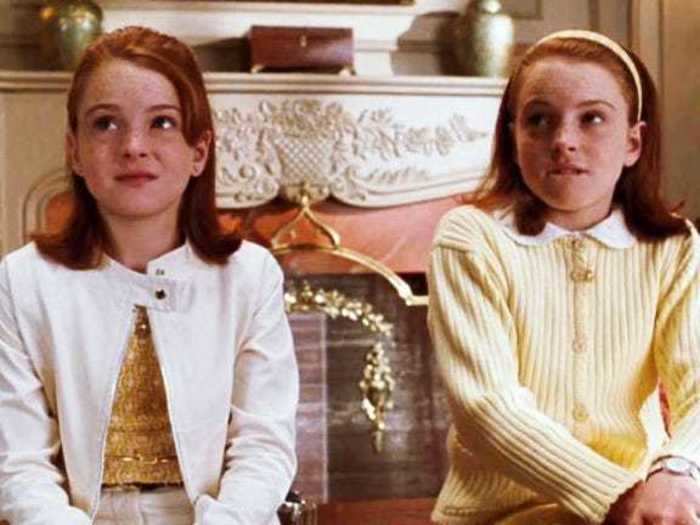 Lindsay Lohan has played her own twin more than once.