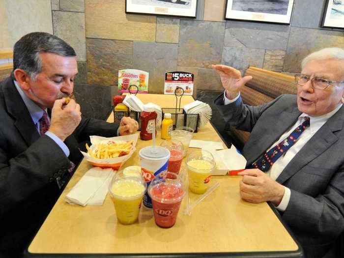 "When hamburgers go down in price, we sing the "Hallelujah Chorus" in the Buffett household. When hamburgers go up, we weep."