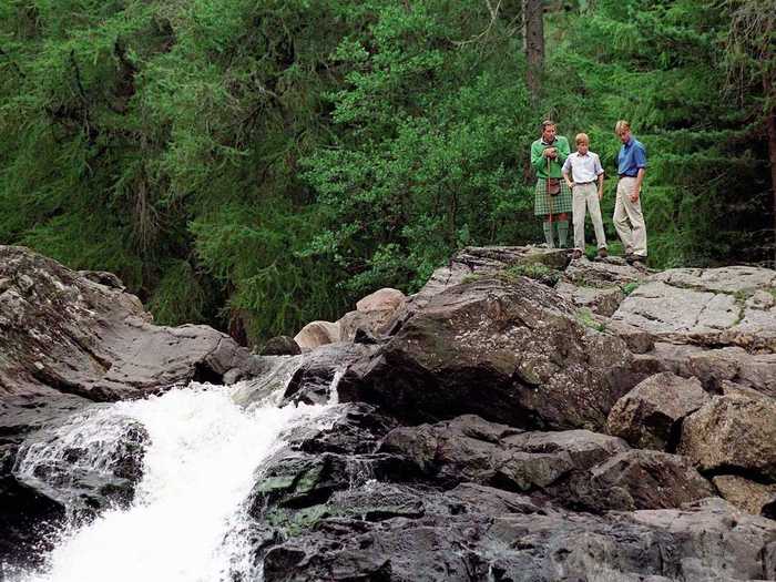 The brothers were vacationing at Balmoral Castle in Scotland with Prince Charles when they heard the news that their mother had passed away on August 31, 1997.