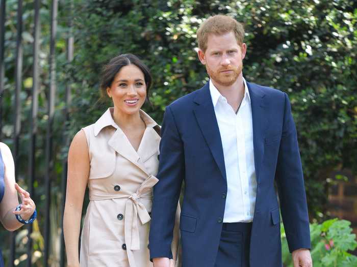 However, after Harry and Markle announced they were resigning from the four