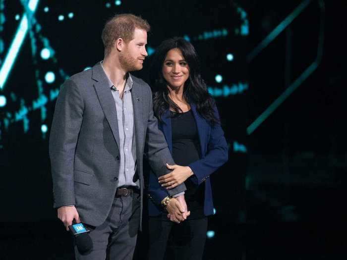 Prince Harry surprised the crowd at WE Day 2019 by bringing Markle on stage. Although Harry was scheduled to speak at the event, the duchess wasn