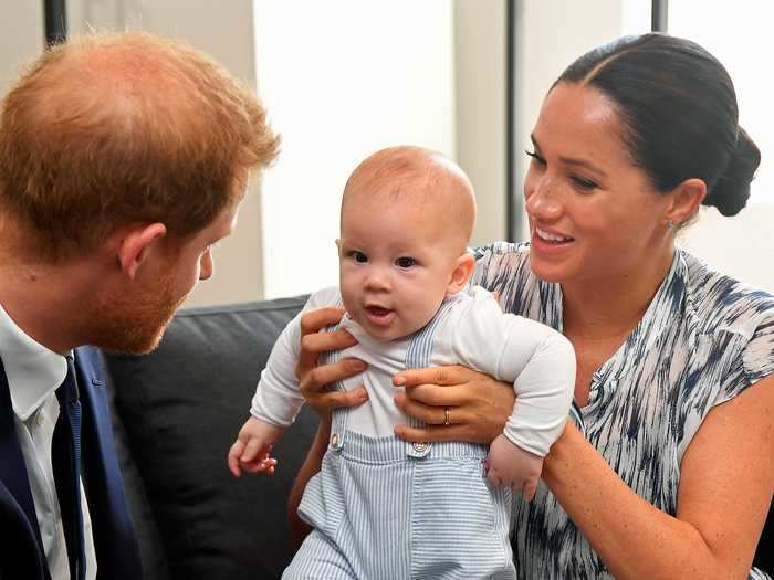 Archie made his first — and only — official royal engagement during the tour.