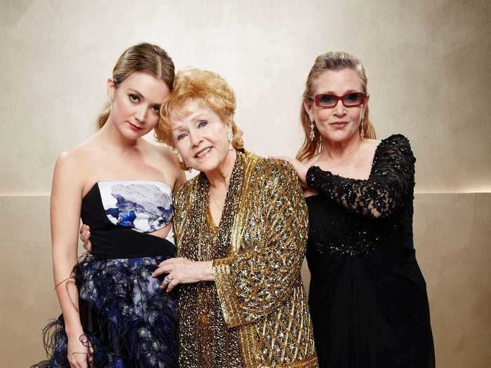 Billie Lourd is the daughter of Carrie Fisher and granddaughter of Debbie Reynolds.