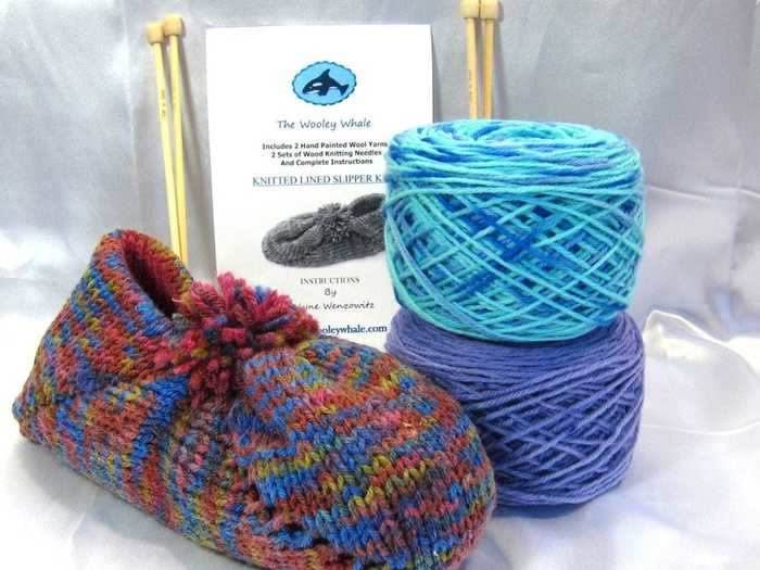 Soft slippers from the Wooley Whale