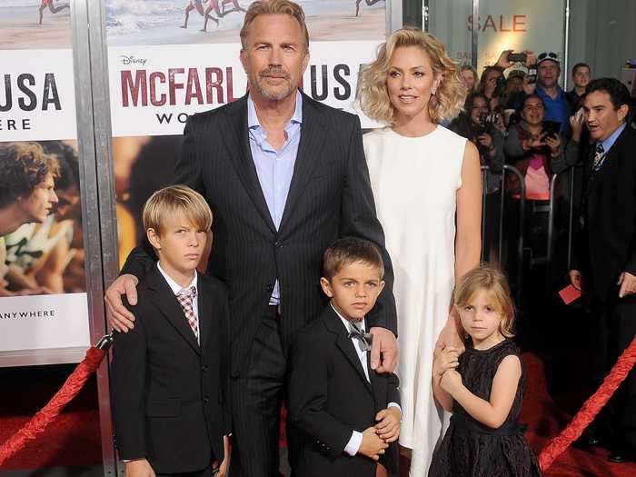 Kevin Costner became a dad for the seventh time in 2010.